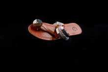 Load image into Gallery viewer, Beautiful Earth Tone Toe Loop Maasai Sandals