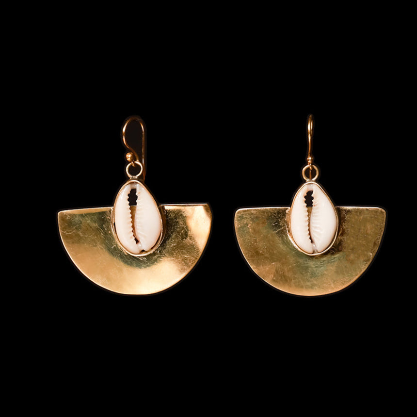 Tahidi Brass Earrings